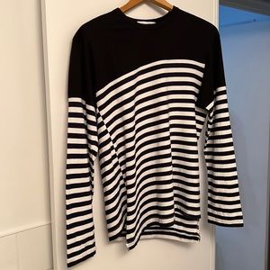 COMMES des GARÇONS SHIRT striped long sleeve t-shirt